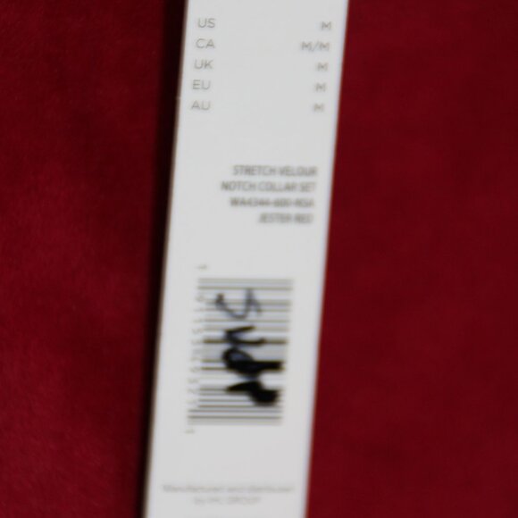 Rae Dunn Women’s Red “BELIEVE” Fleece PJ Set With Drawstring Sweatpants Sz M NWT - Picture 6 of 8